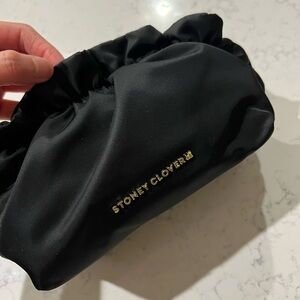 Stoney Clover Black bow Cosmetic Pouch